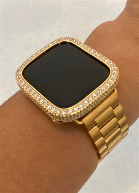 gold rolex apple watch band